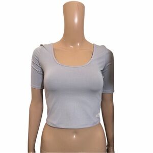 Vuori lux ribbed avant- top Heather grey